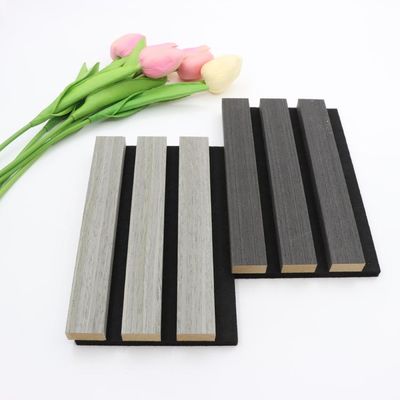 MDF assorbente del suono materiale acustico di parete in legno pannello di ardesia