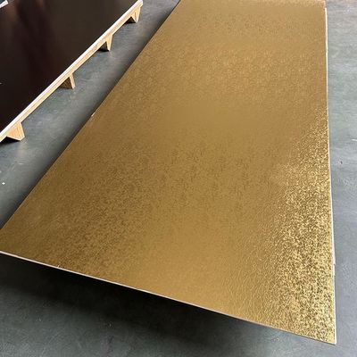 Pannello murario in legno di bambù carbone di legno rivestimento UV WPC Tavola metallica