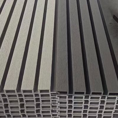 Tessitura del grano di legno Decorazione esterna Pannello da parete in WPC