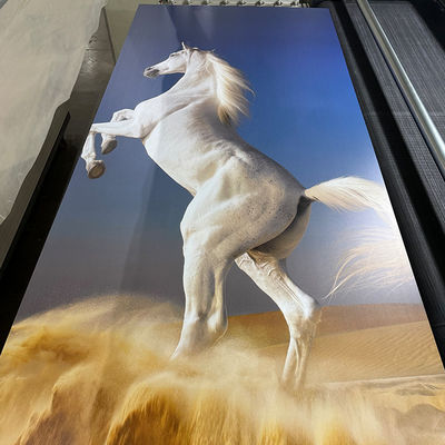 4*8 Ft UV PVC Marmo Foglio impermeabile Stampaggio a caldo / 3D Stampato pannelli interni Tavole UV