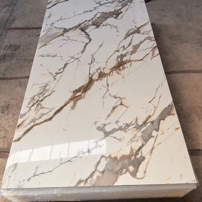 Fogli di marmo in PVC lucido/matto per la decorazione interna