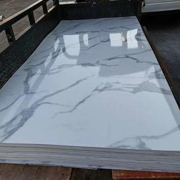 1220x2800mm Fogli di marmo in PVC per interni