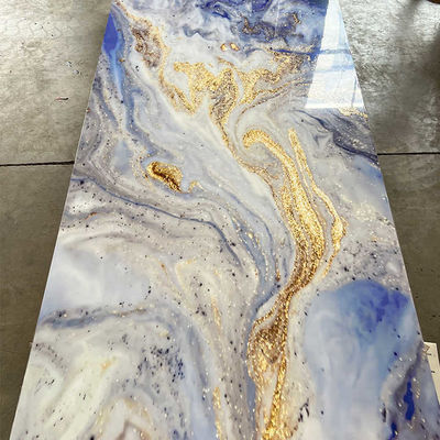 1220x2800mm Fogli di marmo in PVC per interni