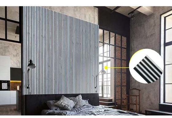 Strato di lusso del rivestimento del pannello di parete di PS di progettazione dell'oro dell'hotel del pannello di parete del polistirolo