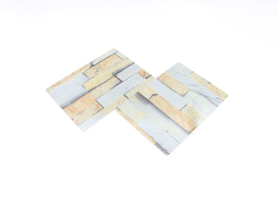 Strato 3D del marmo del PVC della decorazione delle pareti interne che stampa bordo UV