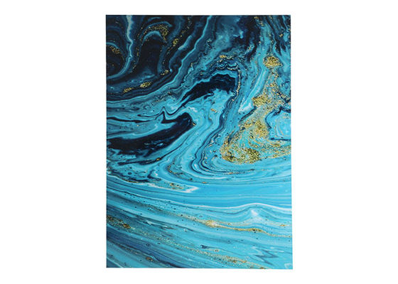 La parete interna di marmo UV Decotion dello strato 1220x2800mm del PVC impermeabilizza
