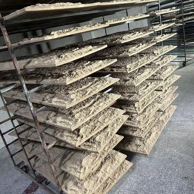 Peso leggero grigio scuro del pannello di parete di pietra del fungo del Faux del poliuretano dell'unità di elaborazione