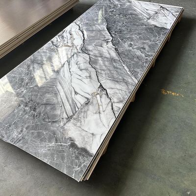 Pannello murario in legno di bambù carbone di legno rivestimento UV WPC Tavola metallica