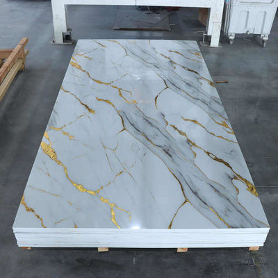 1220x2800mm Fogli di marmo in PVC per interni