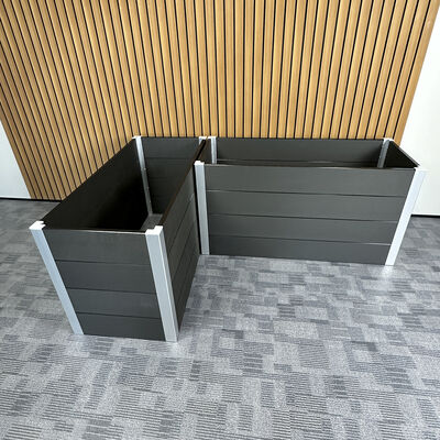 Grande fioriera da giardino rialzato per orto e aiuola all'aperto