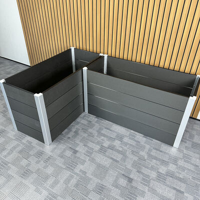 Scatole per piantare letti da giardino all'aperto con materiale ignifugoso e eco-compatibile per piantare nel cortile