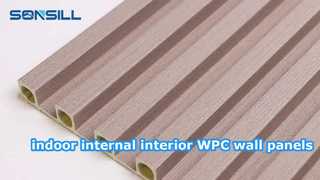 indoor interno interno rivestimento con pannelli a parete in WPC
