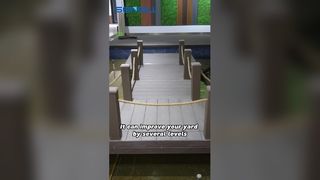 Decking esteriore di WPC