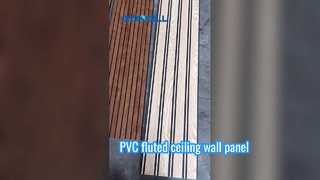 Pannello a parete per soffitto scanalato in PVC 2