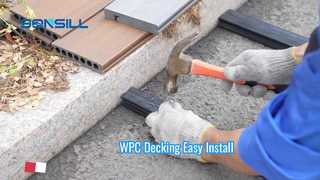 Decking WPC all'aperto